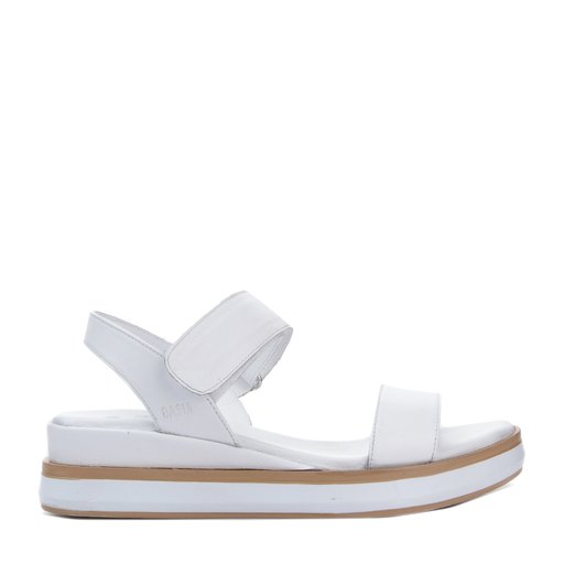 Alga Sandaler Kilklack Vit