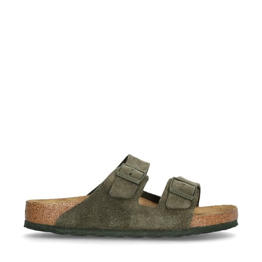 Arizona Suede Sandaler Grön