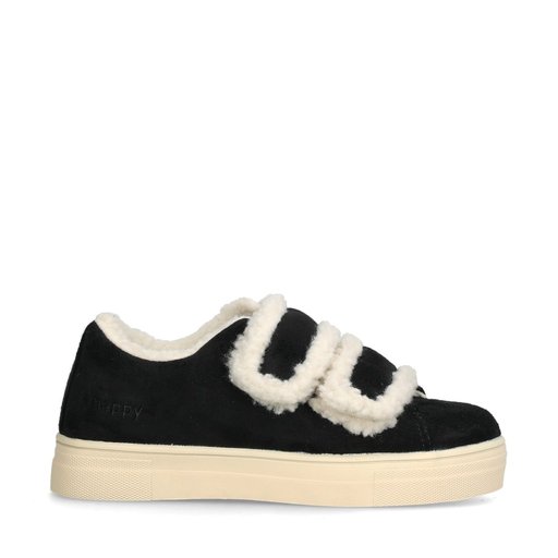 Lively Fur Sneakers  Svart