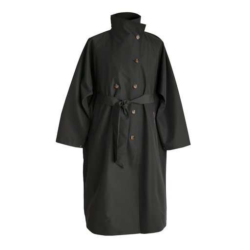 Endre Poncho trenchjacka Svart