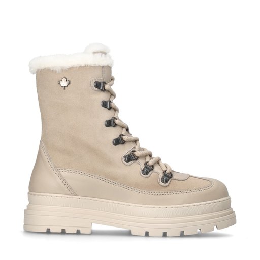 Mount Risty Hook Boots Beige Beige