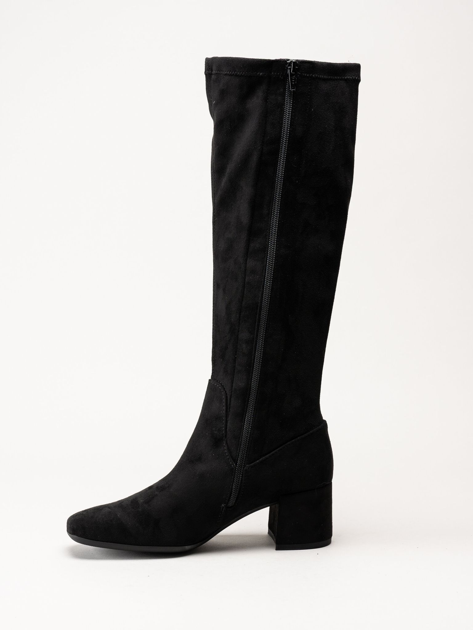 Gabor - Svarta stövlar i mockaimitation