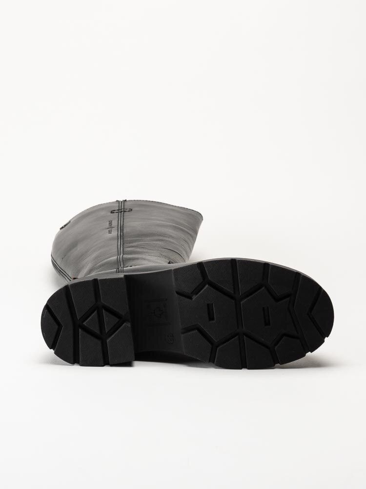 Canada Snow - Mount Joia - Svarta ullfodrade stövlar i skinn