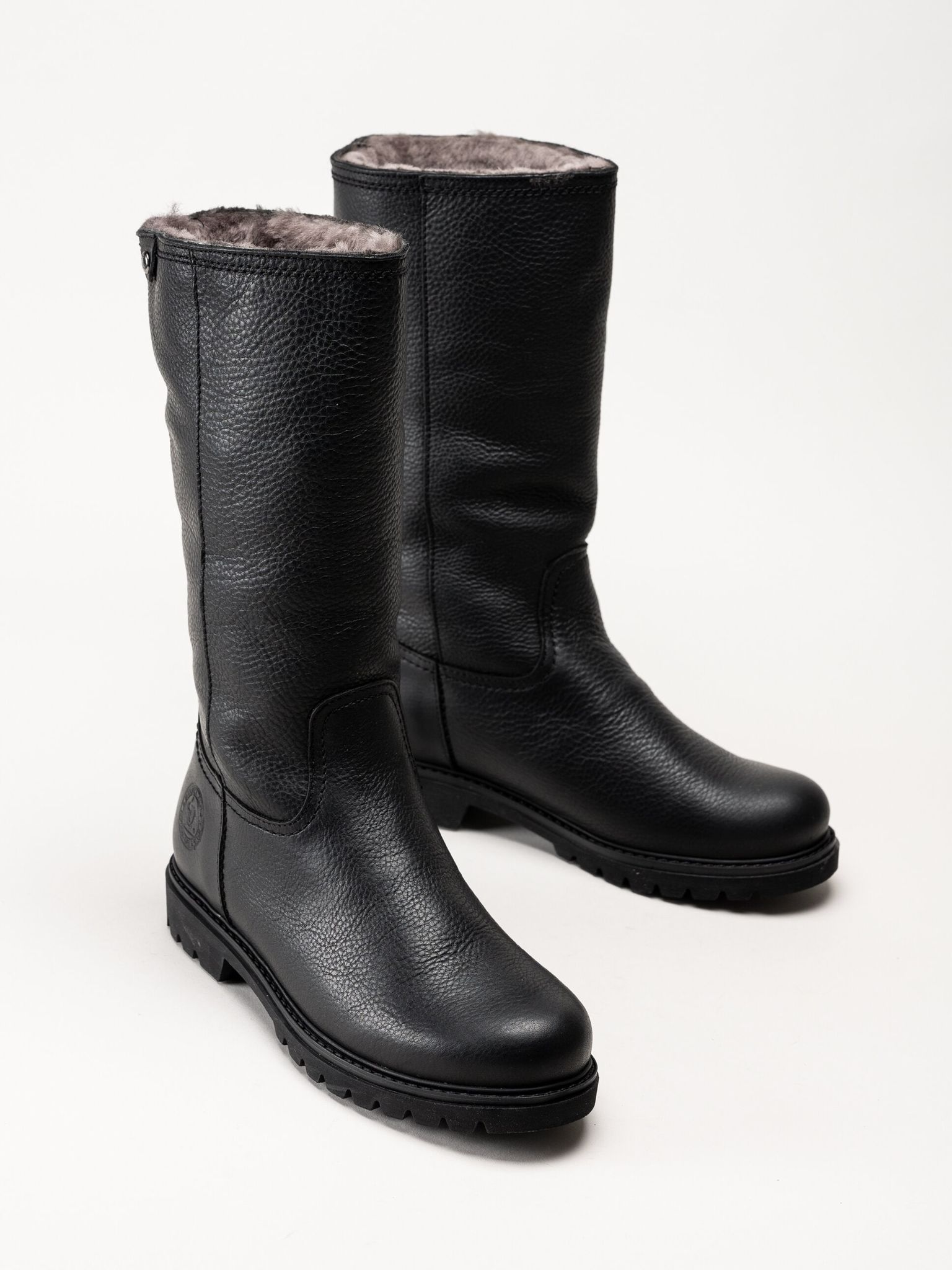 Panama Jack - Bambina Igloo - Svarta fårskinnsfodrade stövlar