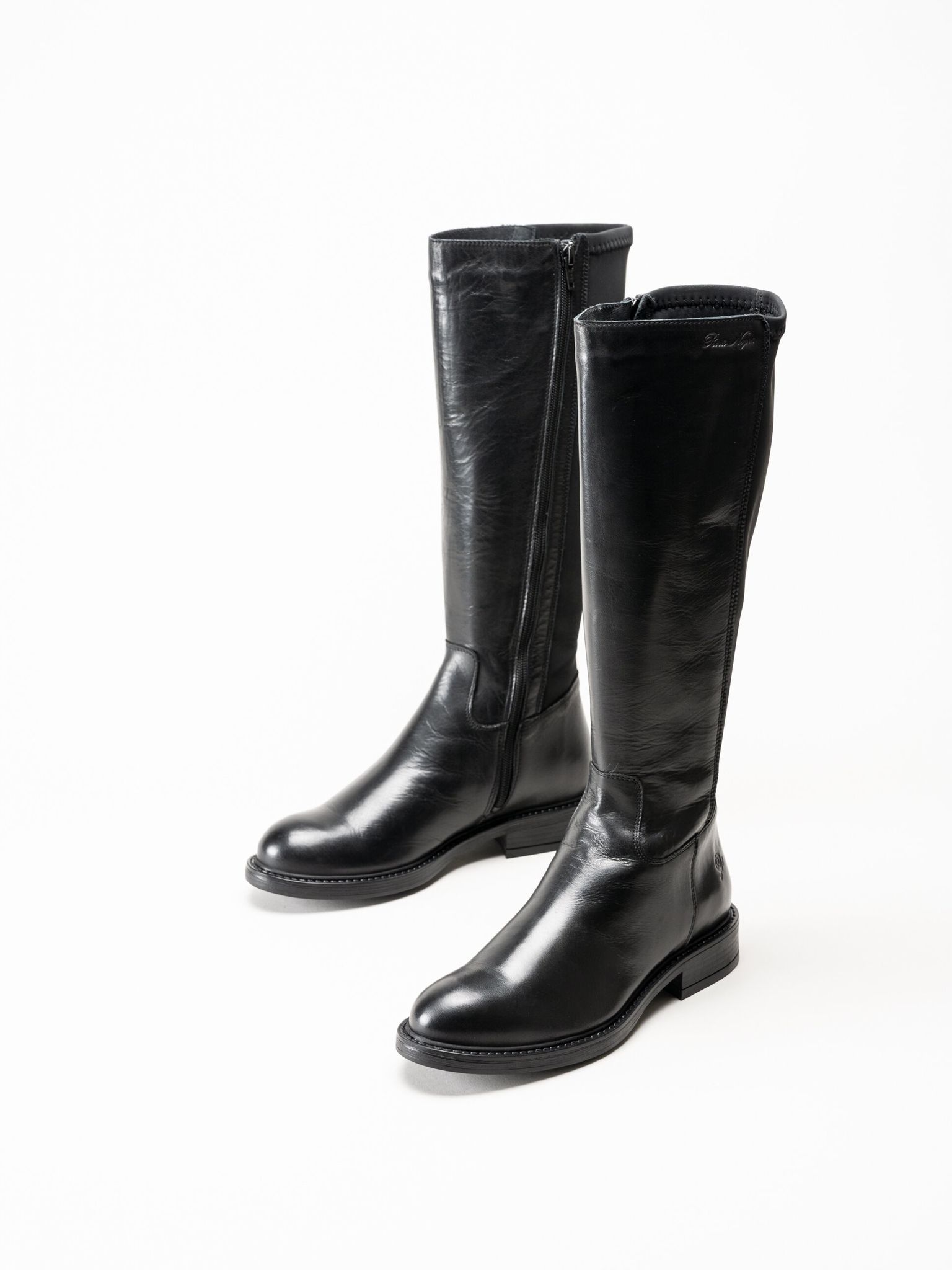 Rosa Negra - Svarta stövlar i skinn