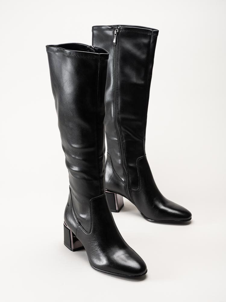 Tamaris - Svarta stövlar med klack