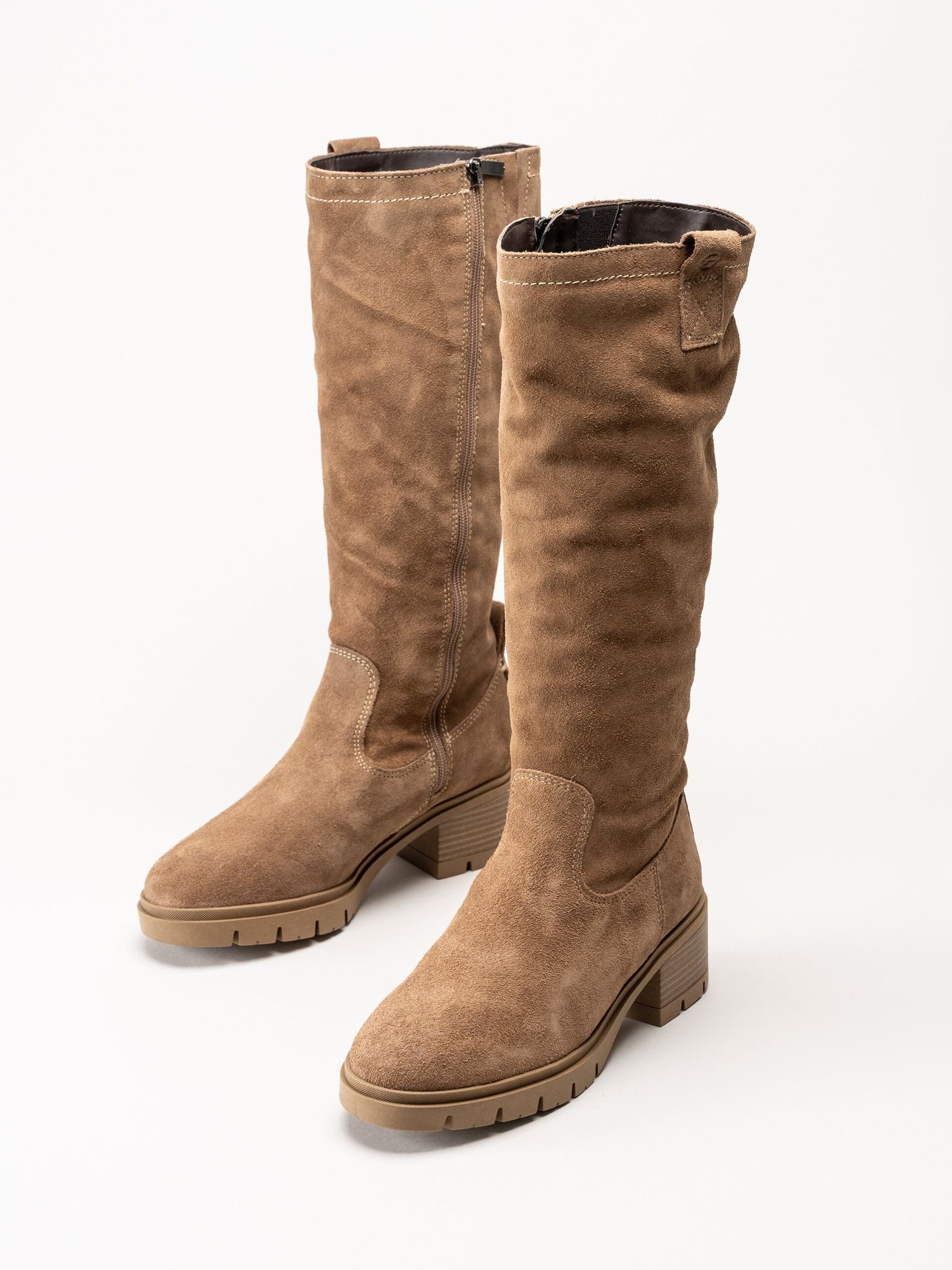 Tamaris - Bruna fodrade stövlar