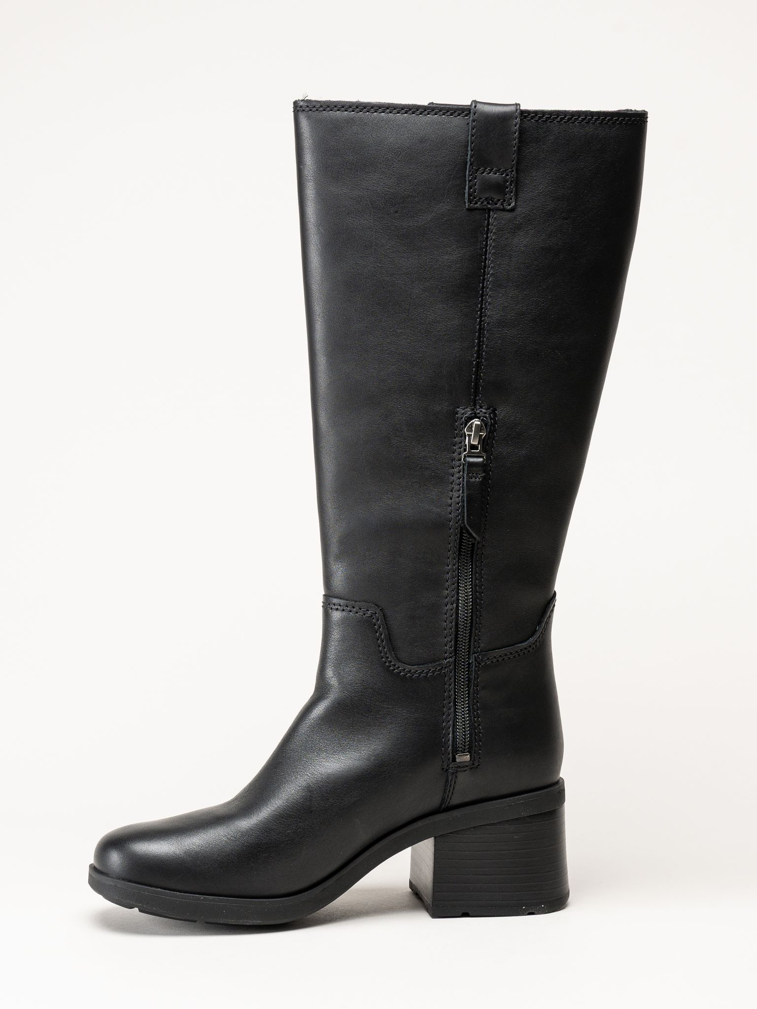 Timberland - Svarta skinnstövlar