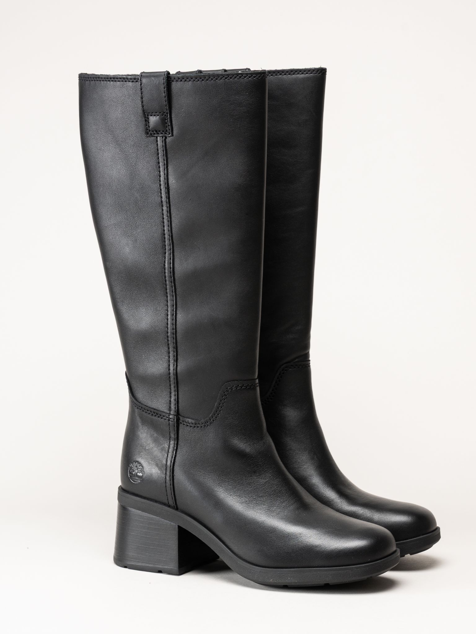 Timberland - Svarta skinnstövlar