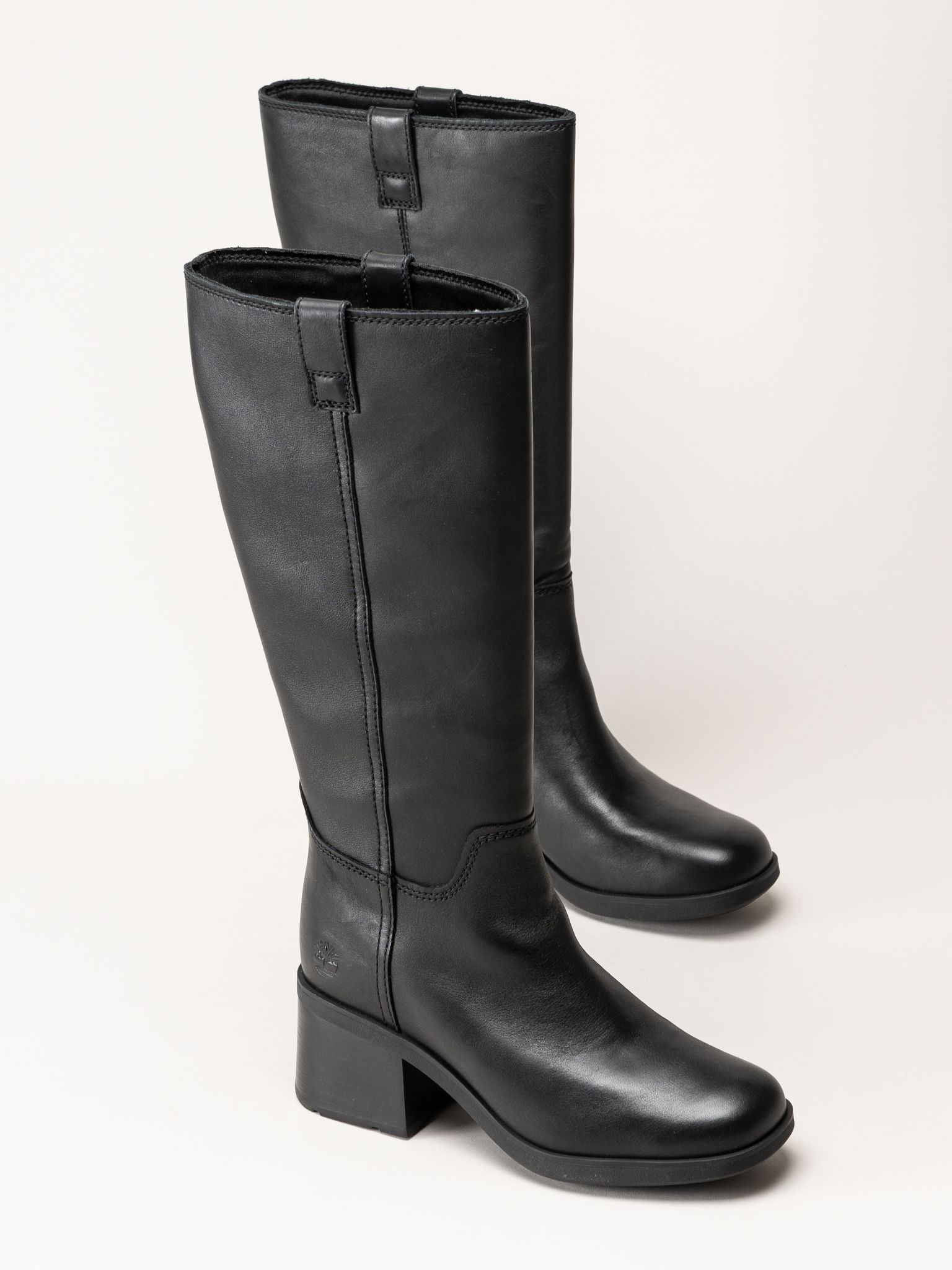 Timberland - Svarta skinnstövlar