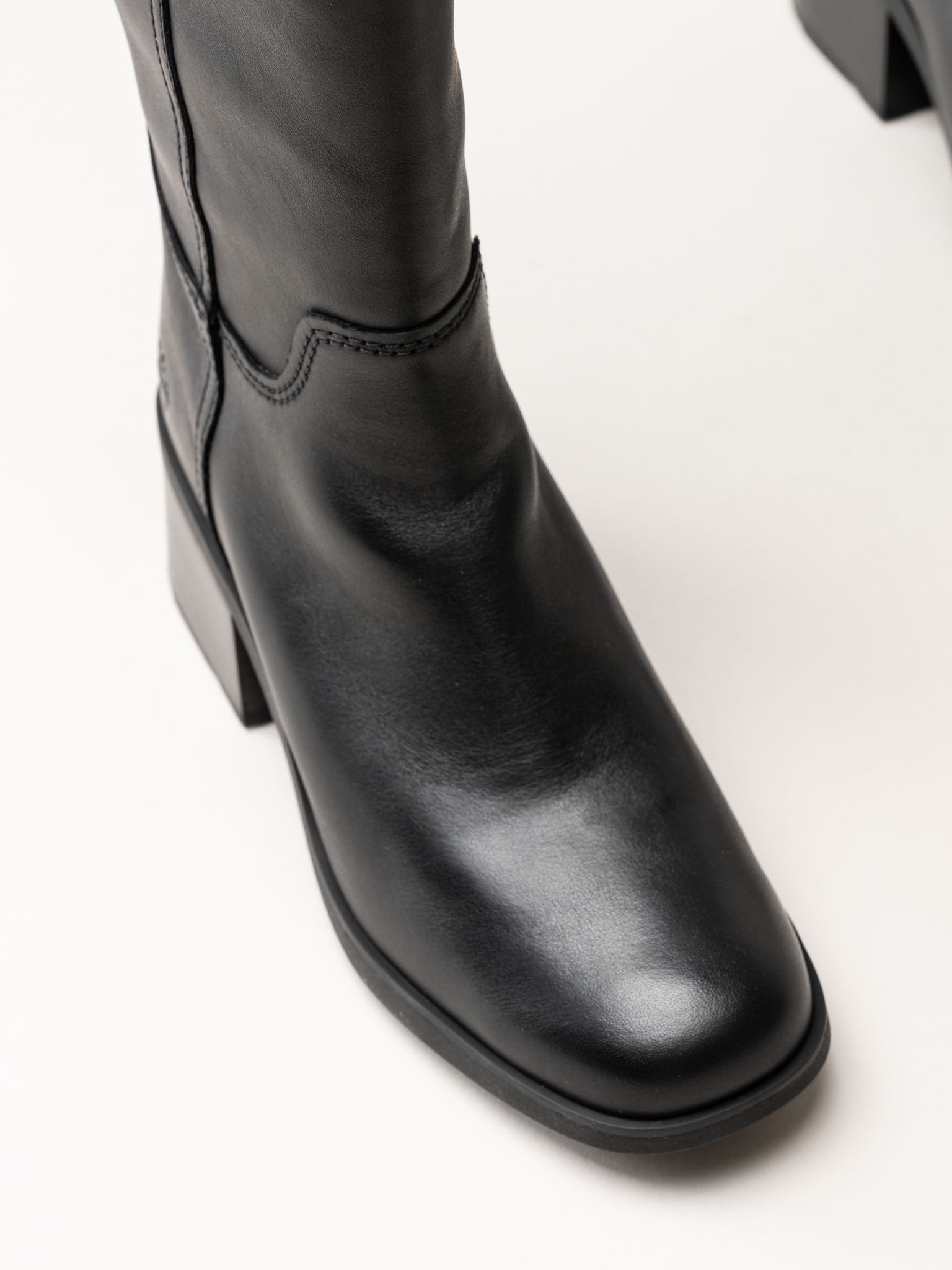 Timberland - Svarta skinnstövlar