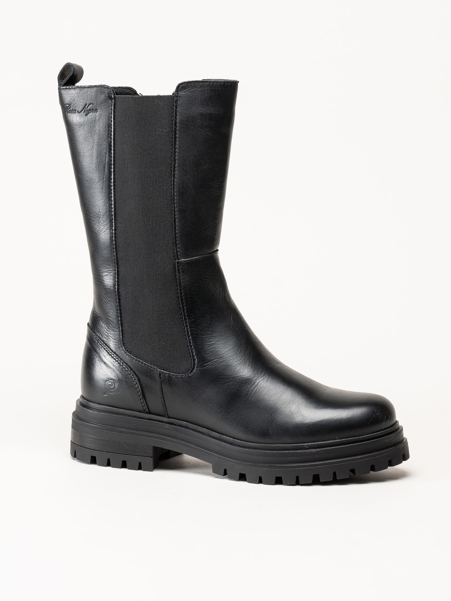 Rosa Negra - Svarta fodrade resårboots