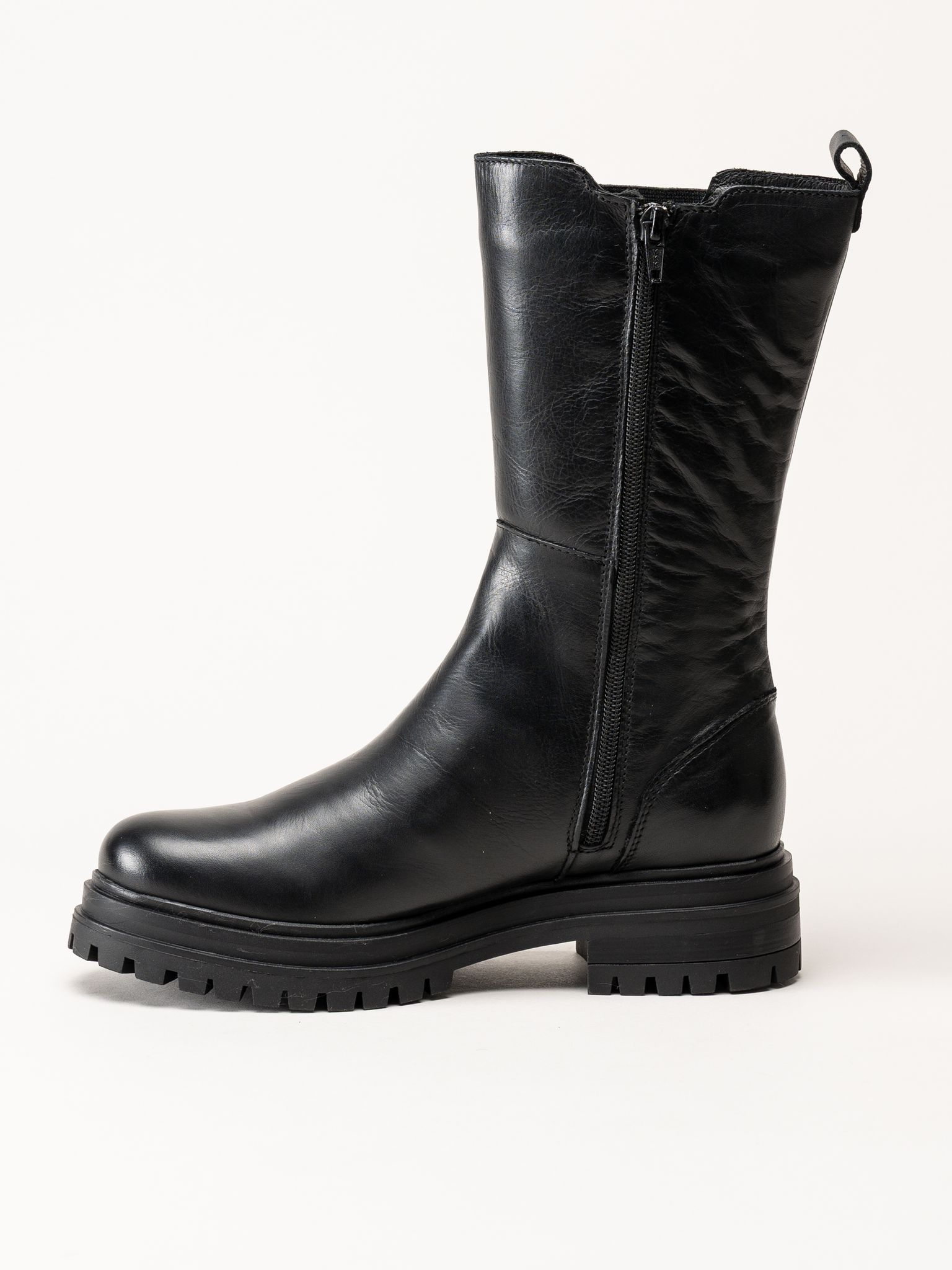 Rosa Negra - Svarta fodrade resårboots