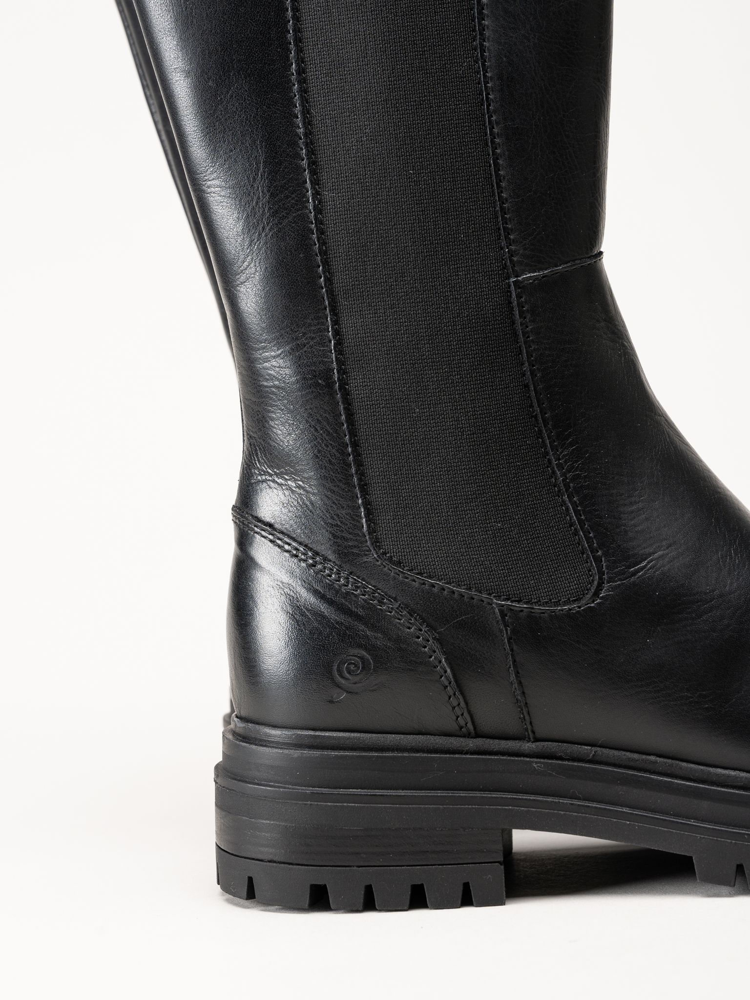 Rosa Negra - Svarta fodrade resårboots