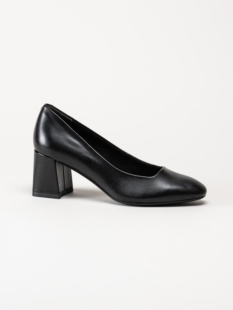 Tamaris - Svarta pumps i skinn