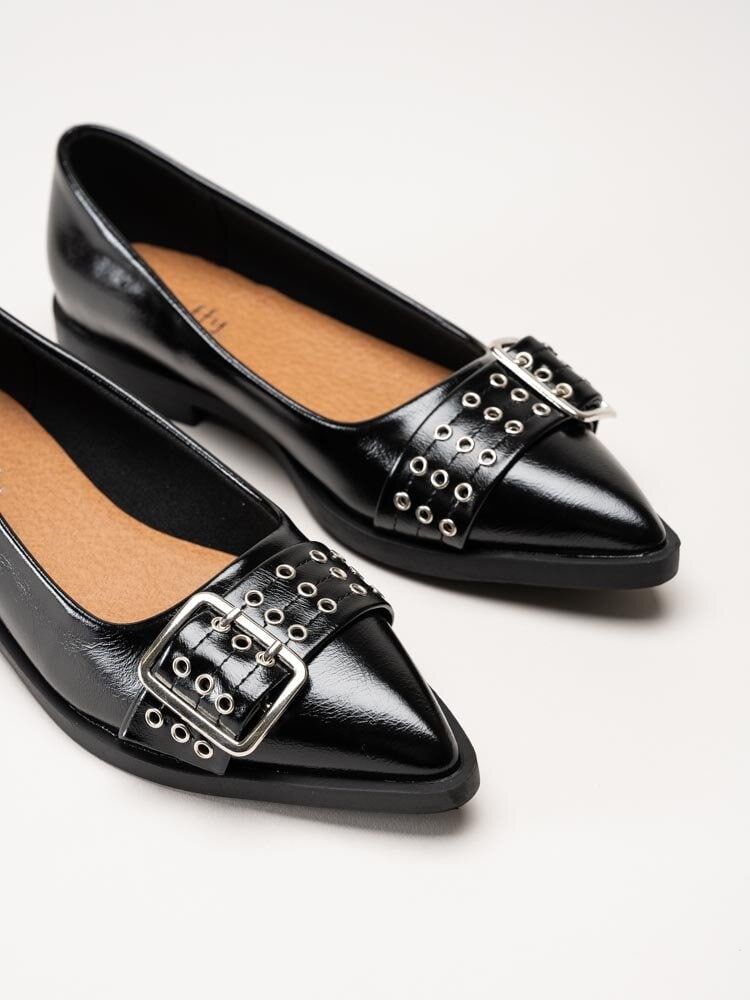 Duffy - Svarta lågklackade pumps