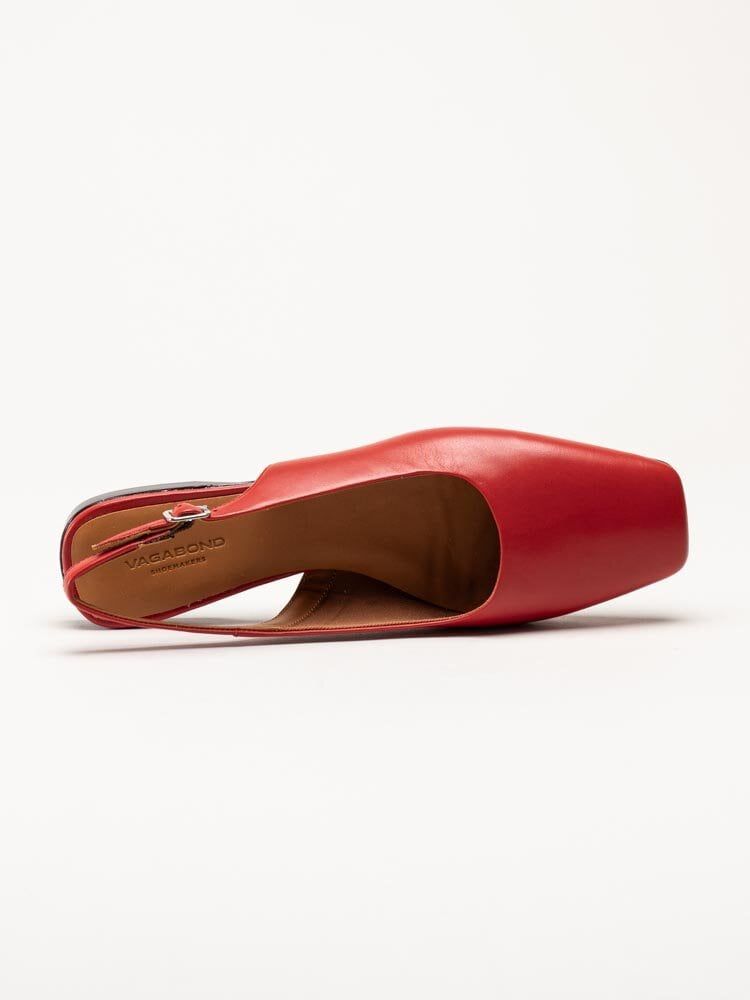 Vagabond - Delia - Röda slingbacks i skinn