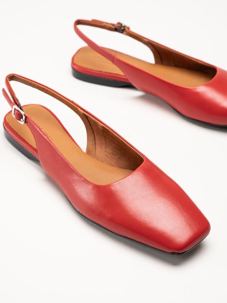 Vagabond - Delia - Röda slingbacks i skinn