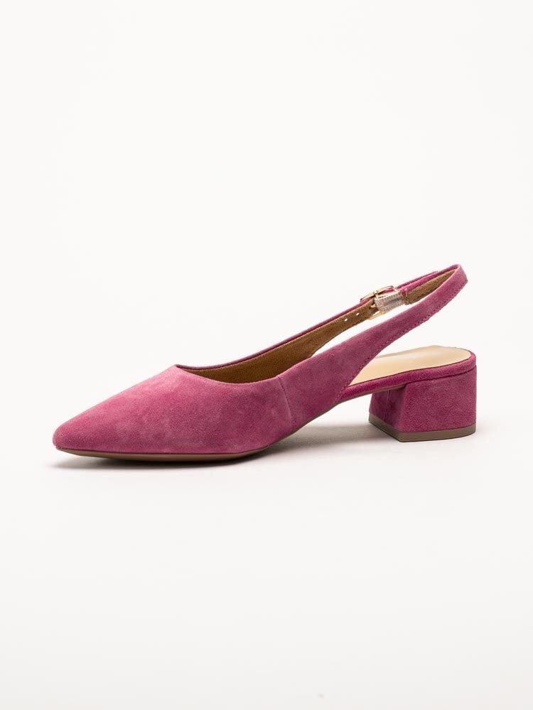 Tamaris - Rosa slingback pumps i mocka