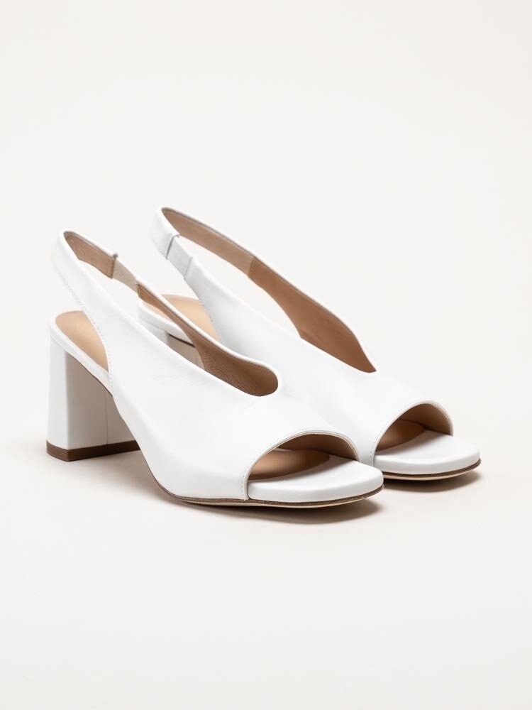 Unisa - Minero - Vita sandaletter i skinn