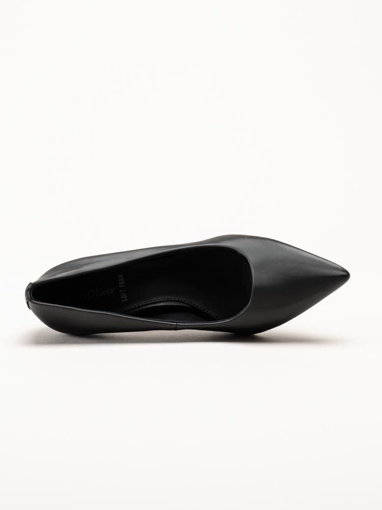 S.Oliver - Svarta pumps med skimmer