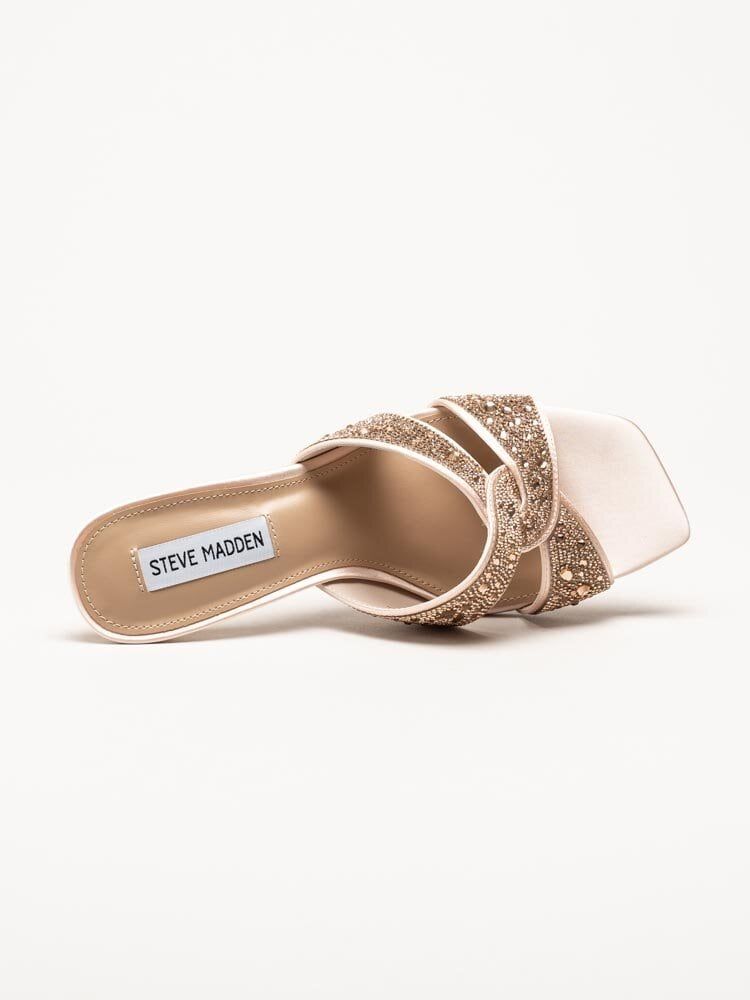 Steve Madden - Roséguldfärgade slip in sandaletter