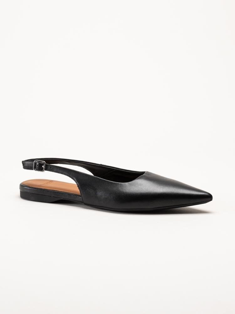 Vagabond - Hermine - Svarta slingback pumps i skinn