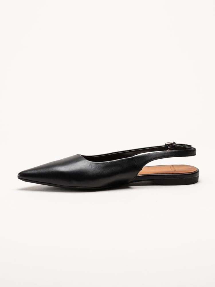 Vagabond - Hermine - Svarta slingback pumps i skinn