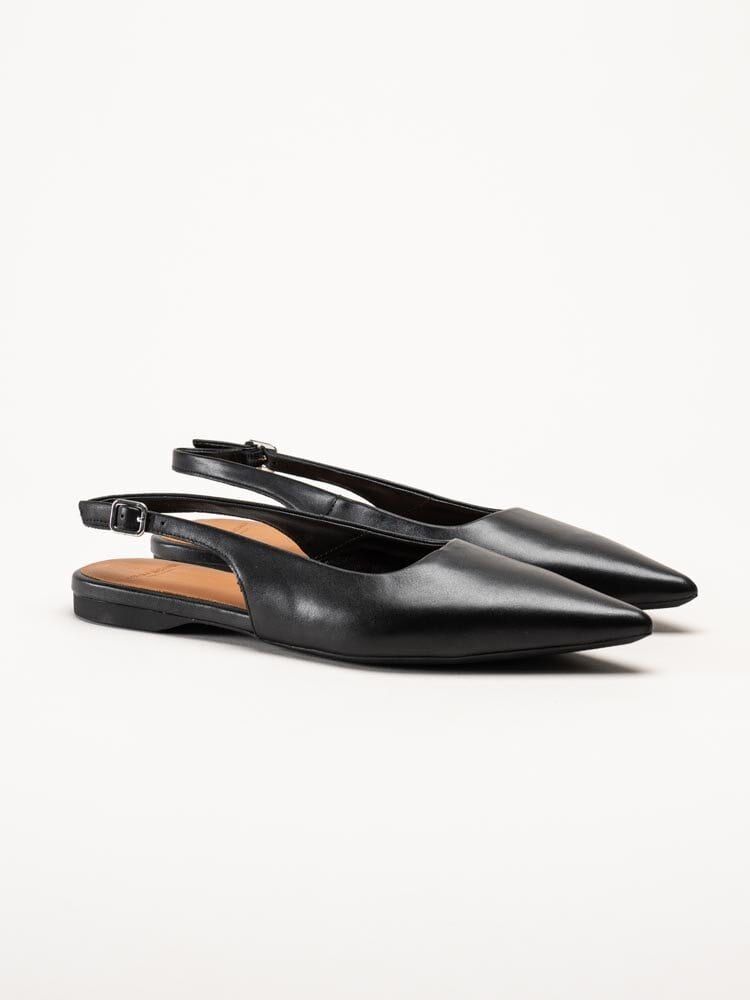 Vagabond - Hermine - Svarta slingback pumps i skinn