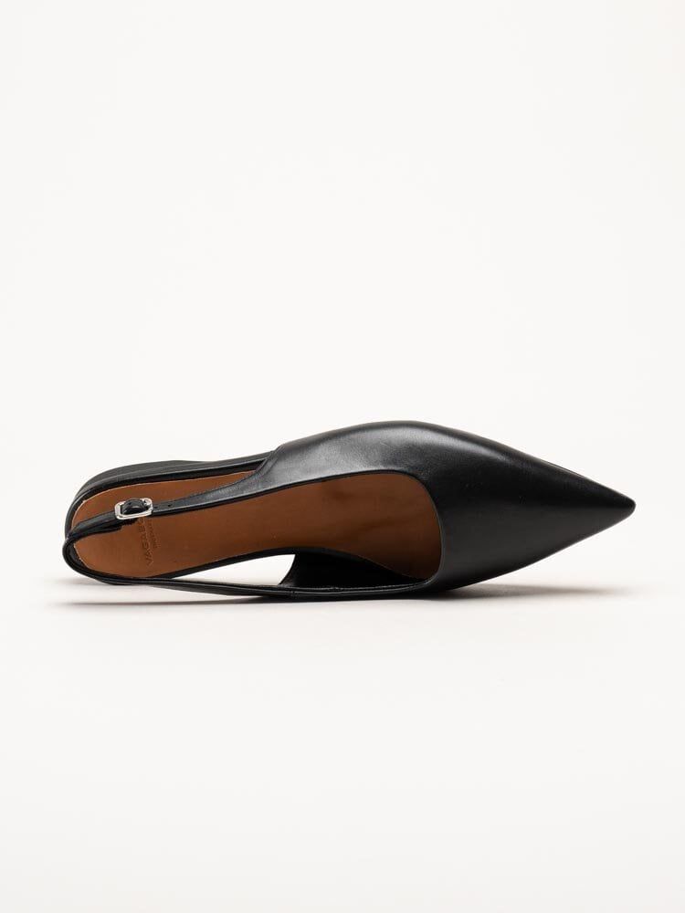 Vagabond - Hermine - Svarta slingback pumps i skinn