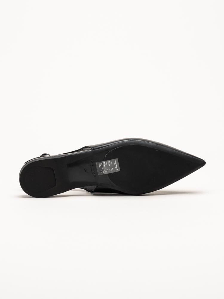 Vagabond - Hermine - Svarta slingback pumps i skinn