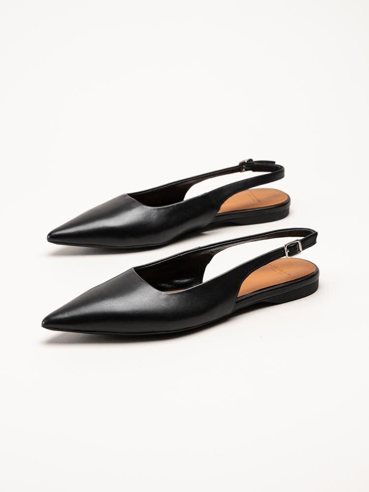 Vagabond - Hermine - Svarta slingback pumps i skinn