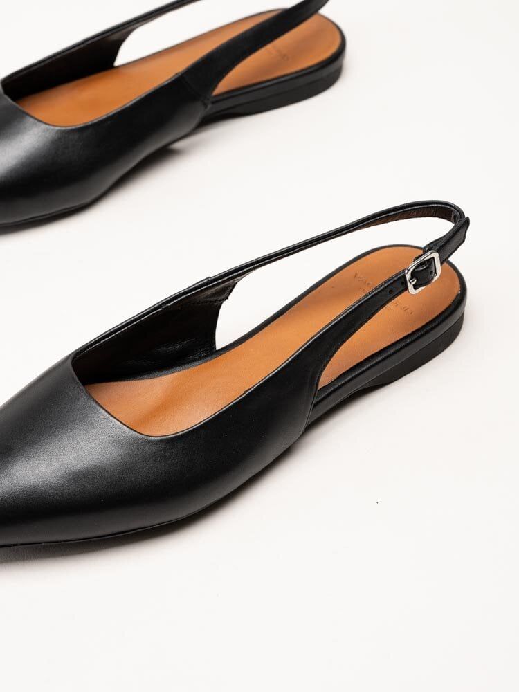 Vagabond - Hermine - Svarta slingback pumps i skinn