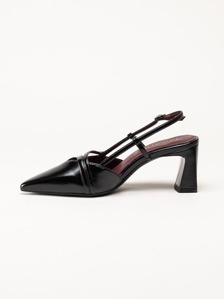 Tamaris - Svarta slingback pumps