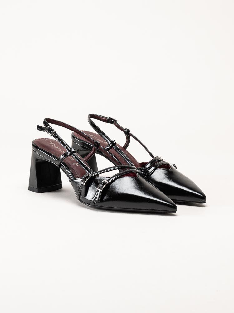 Tamaris - Svarta slingback pumps
