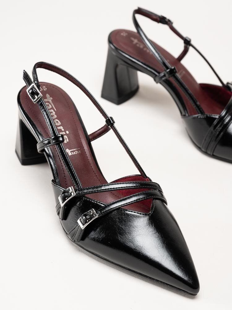Tamaris - Svarta slingback pumps