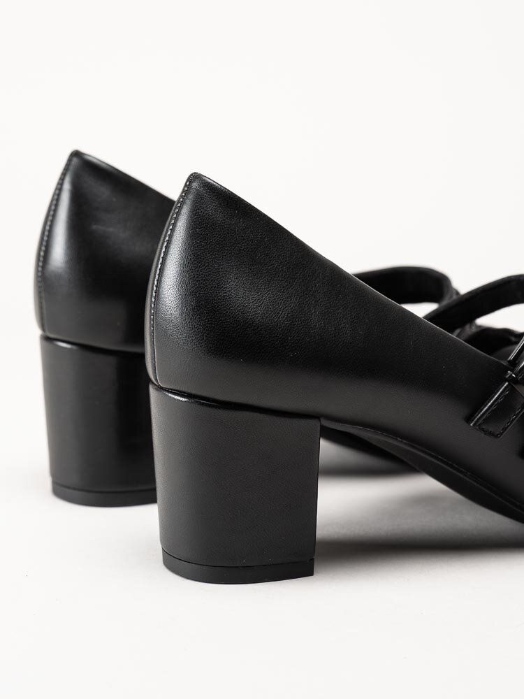 Marco Tozzi - Svarta pumps med slejf