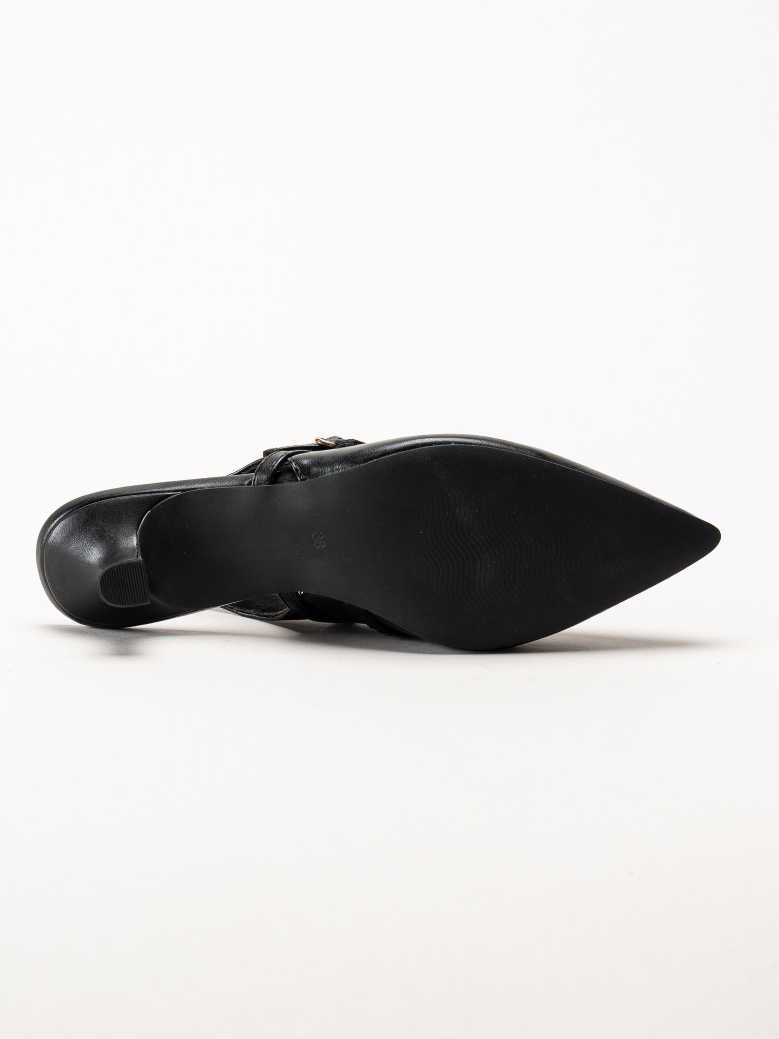 Marco Tozzi - Svarta slingback pumps med taxklack