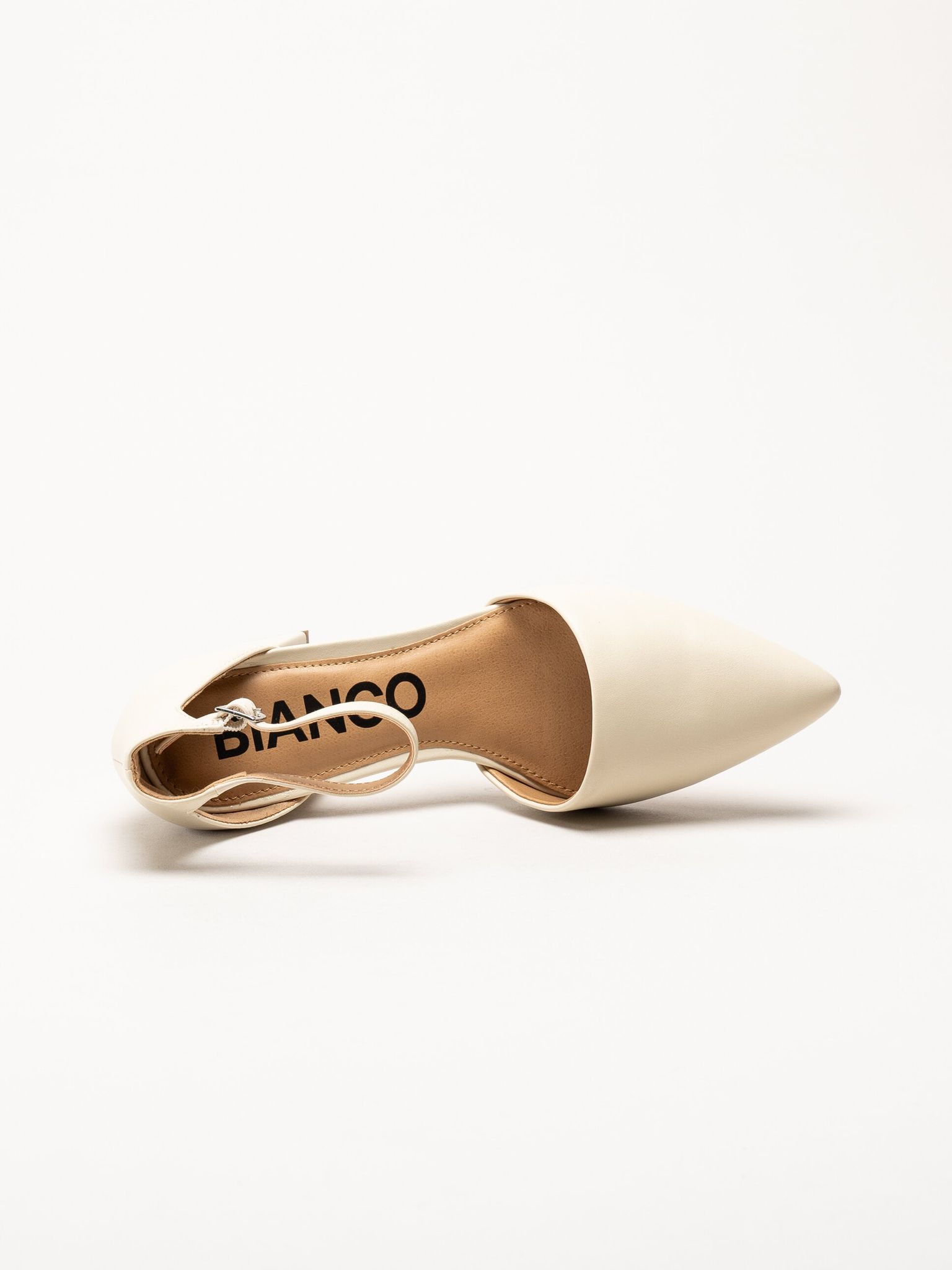 Bianco - Biadevived - Offwhite pumps i skinnimitation