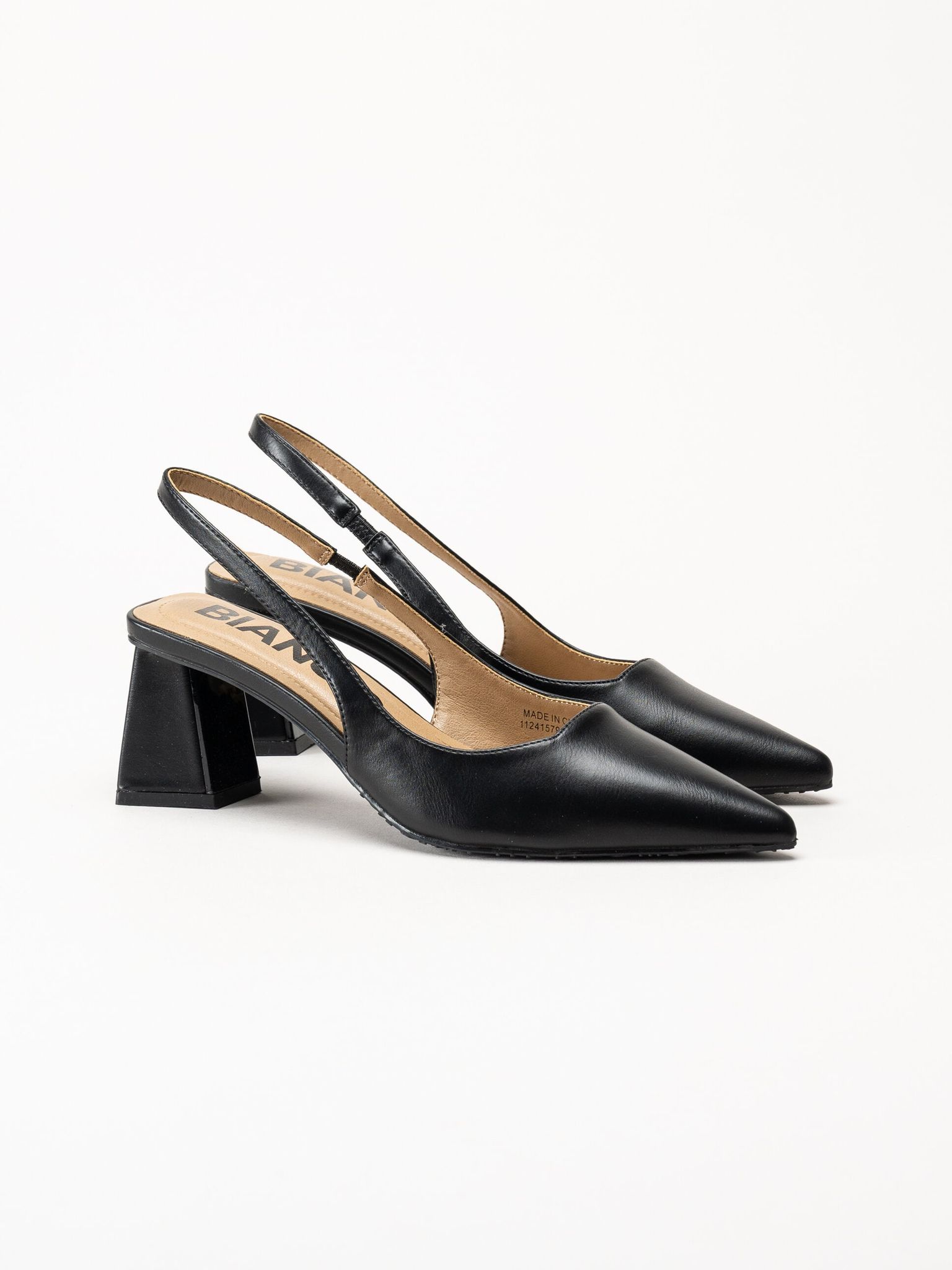 Bianco - Biamaralyn - Svarta slingback pumps