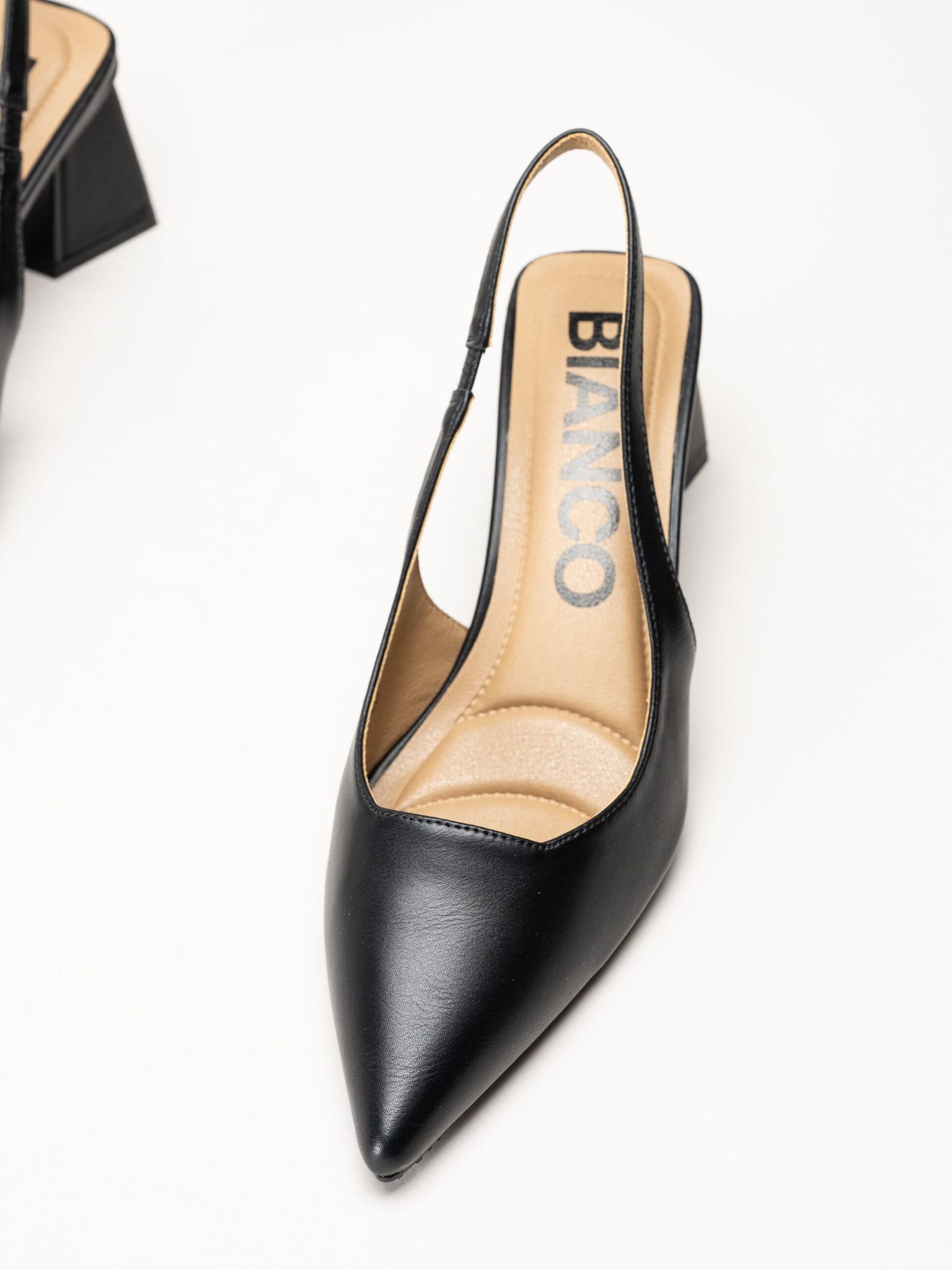 Bianco - Biamaralyn - Svarta slingback pumps