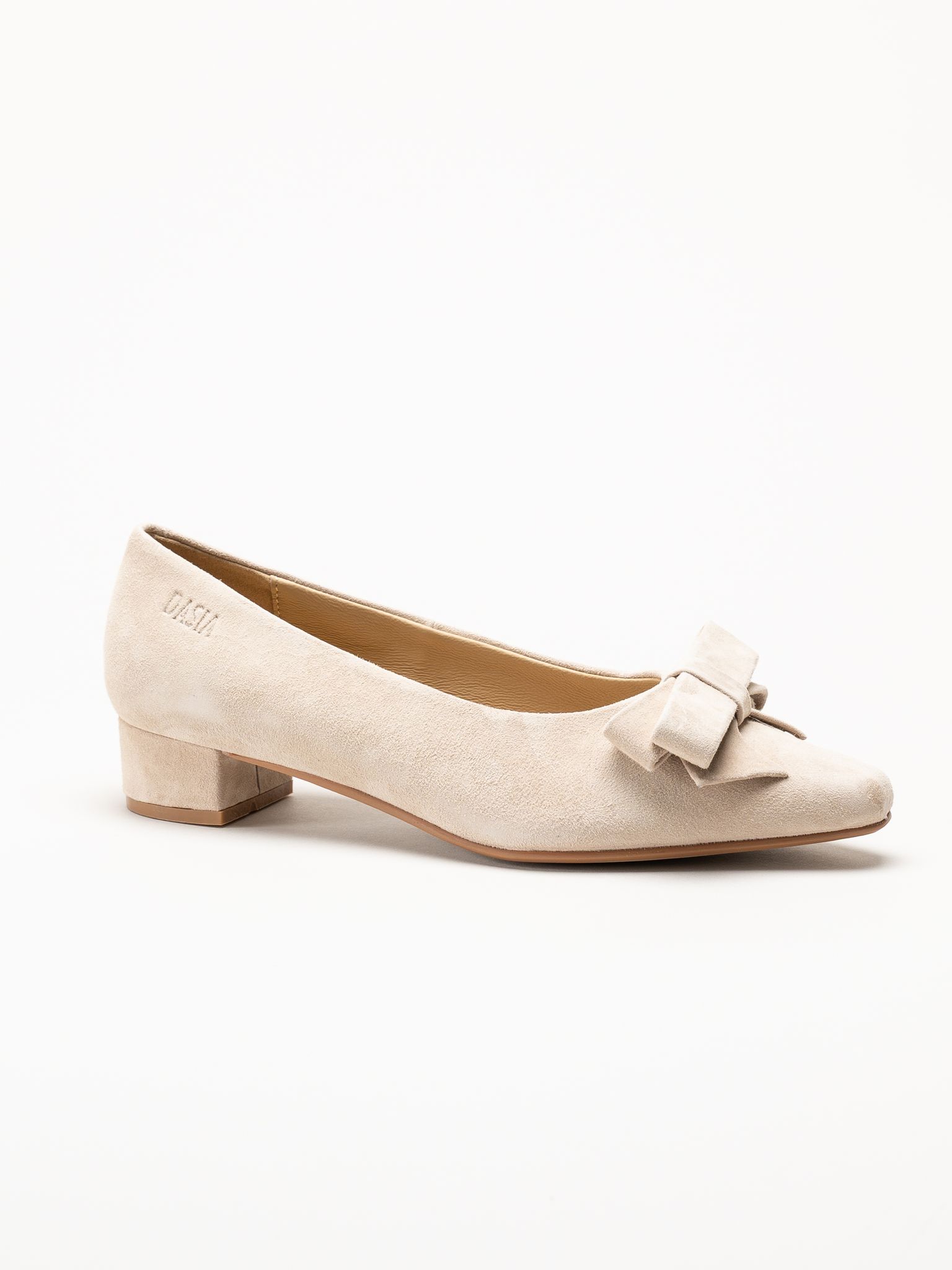 Dasia - Verbena - Beige pumps i mocka