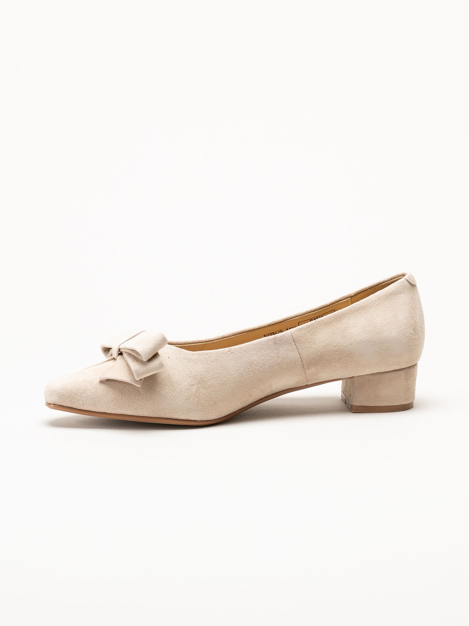 Dasia - Verbena - Beige pumps i mocka