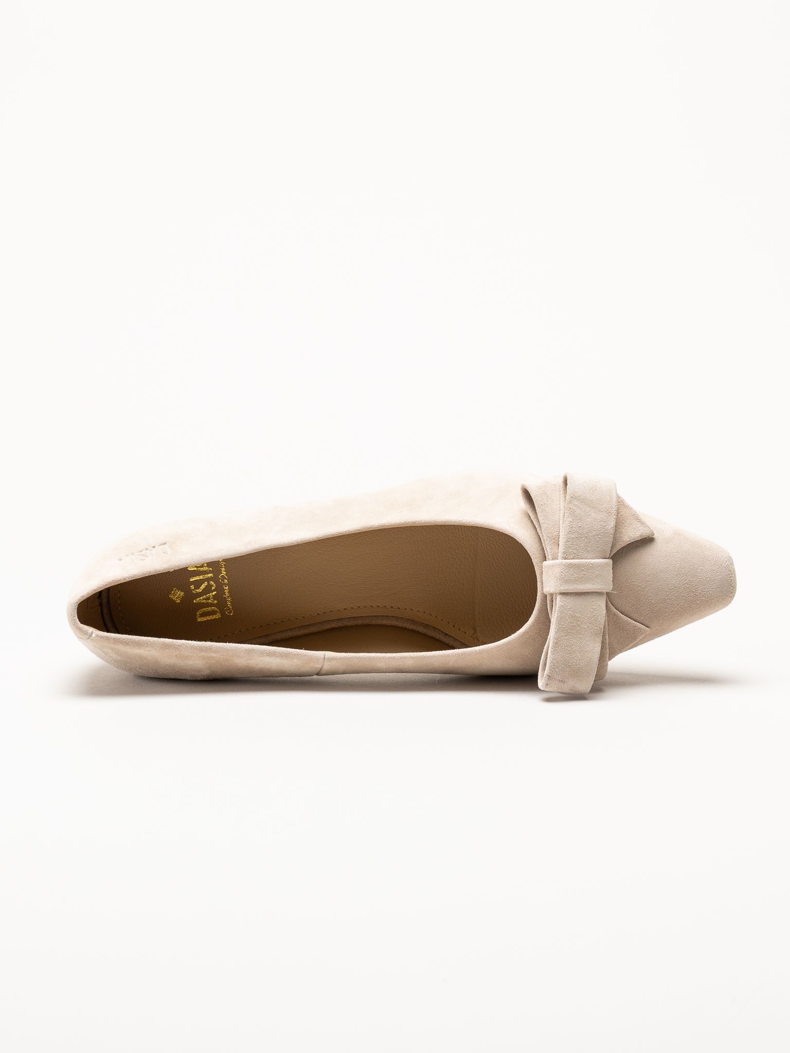 Dasia - Verbena - Beige pumps i mocka