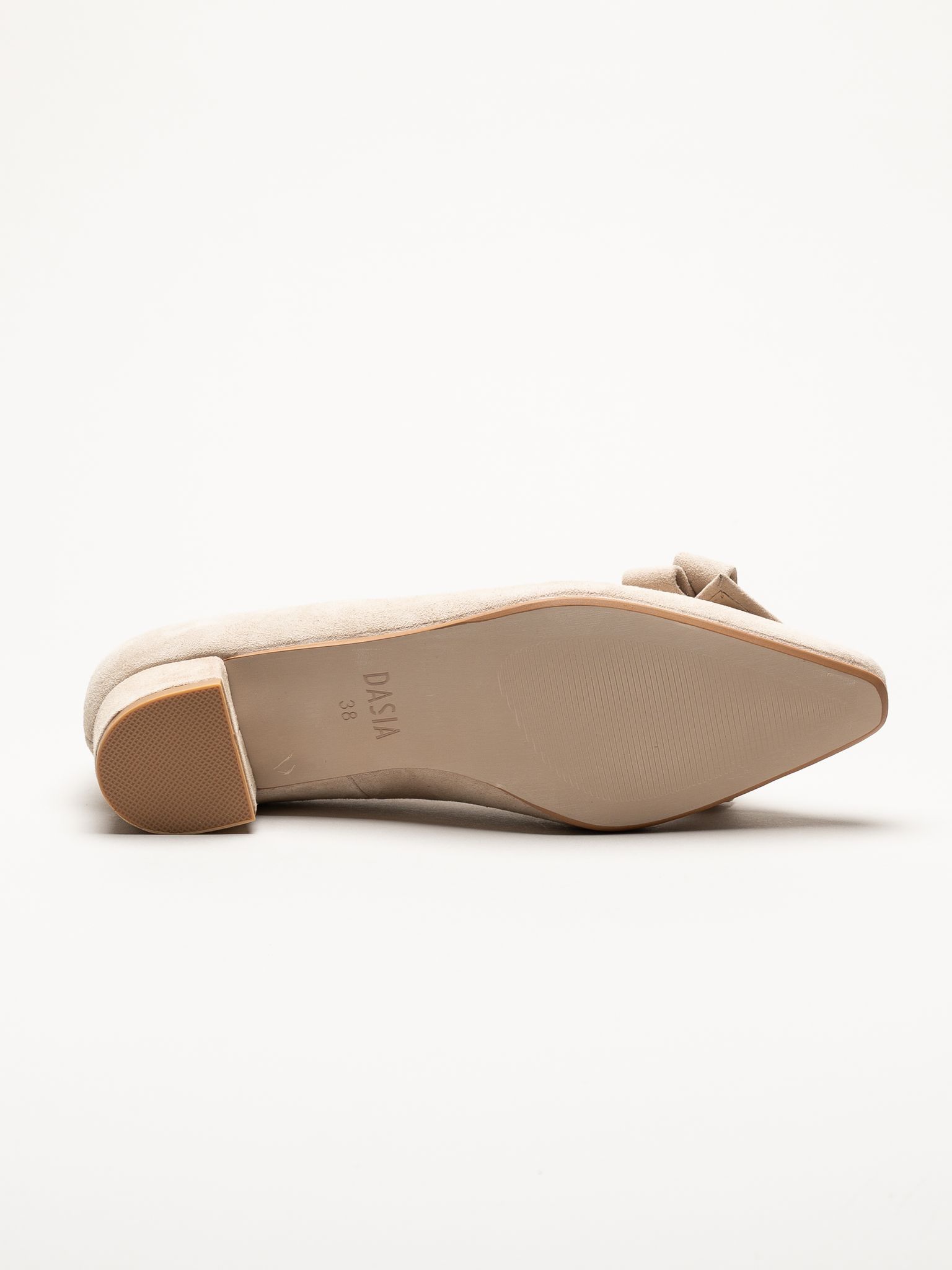 Dasia - Verbena - Beige pumps i mocka