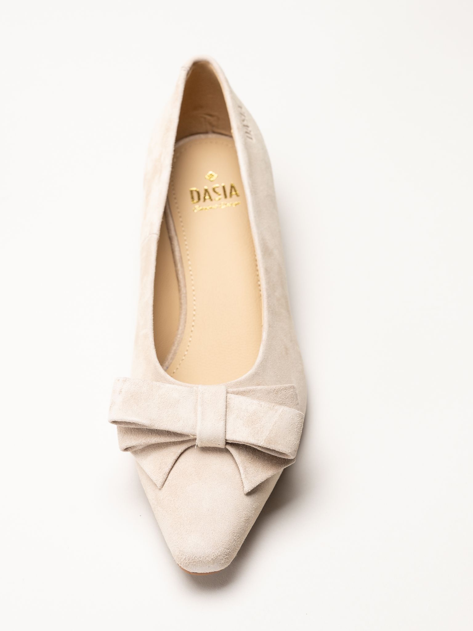 Dasia - Verbena - Beige pumps i mocka