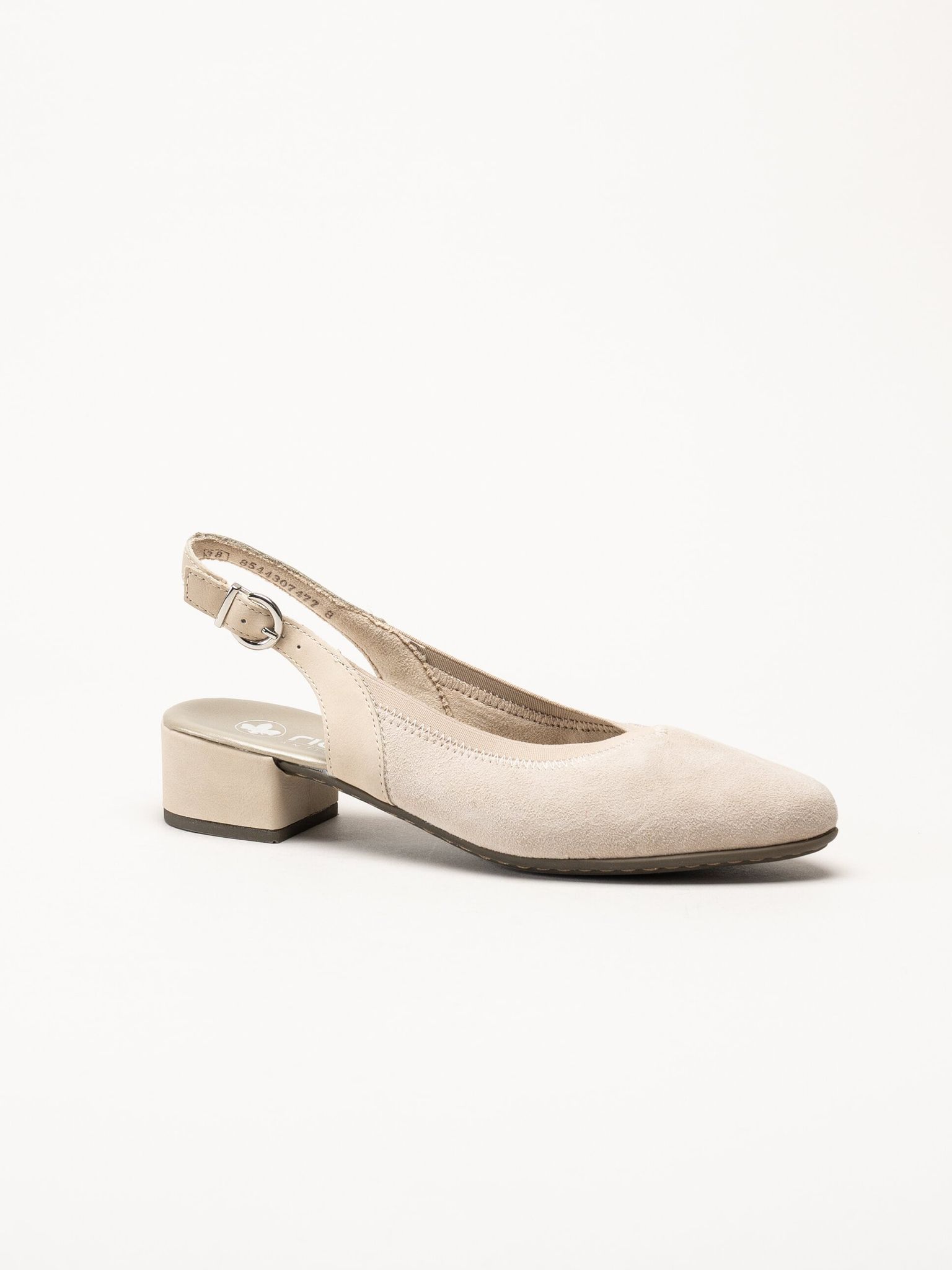 Rieker - Beige slingback pumps