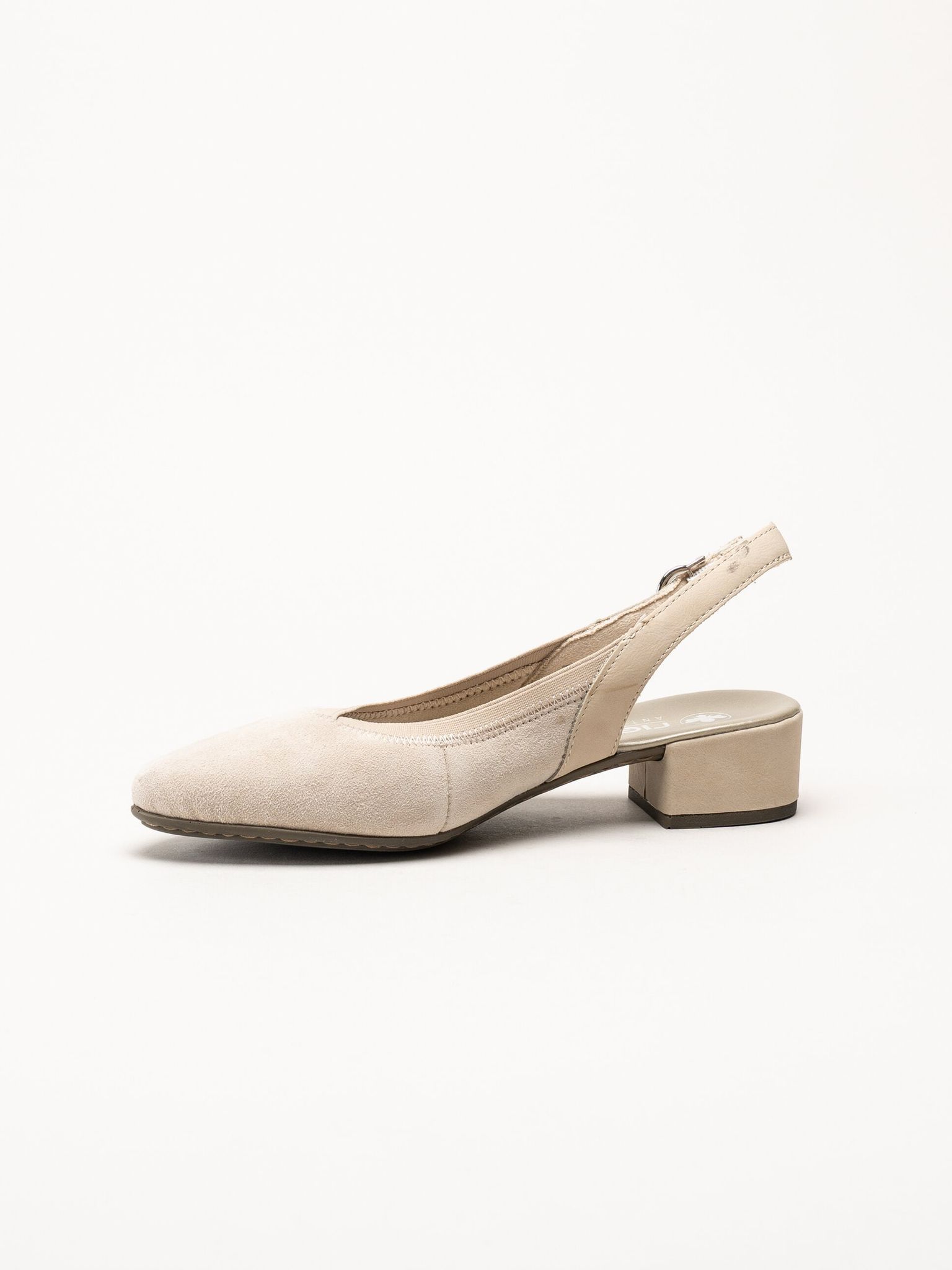 Rieker - Beige slingback pumps