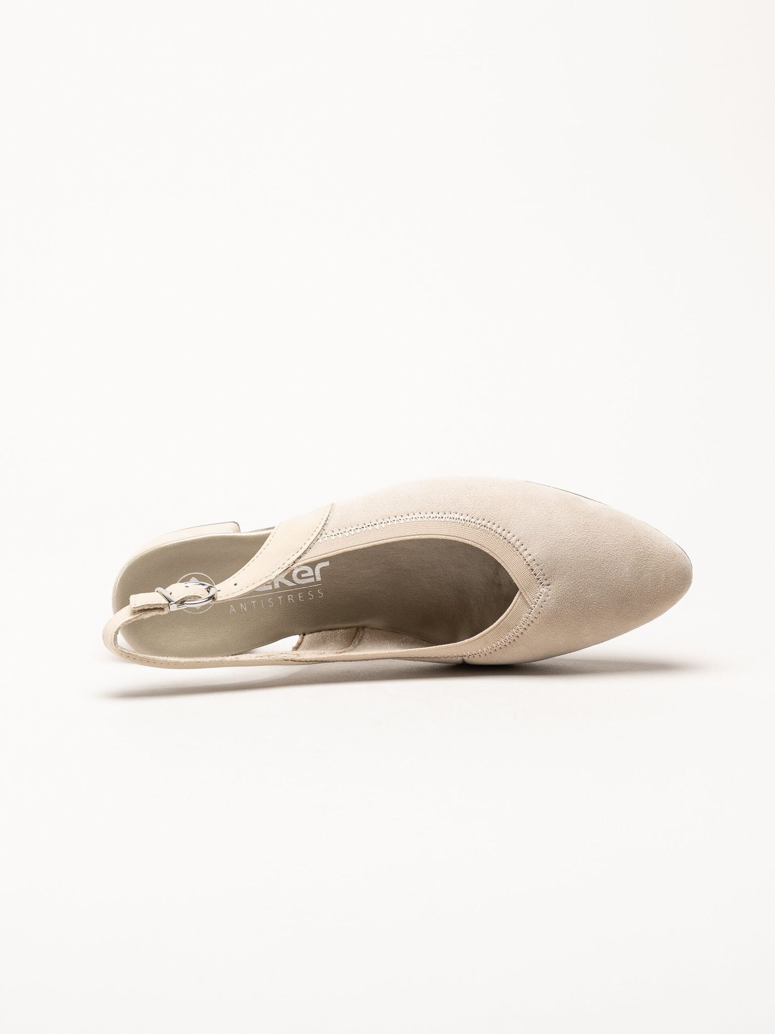 Rieker - Beige slingback pumps