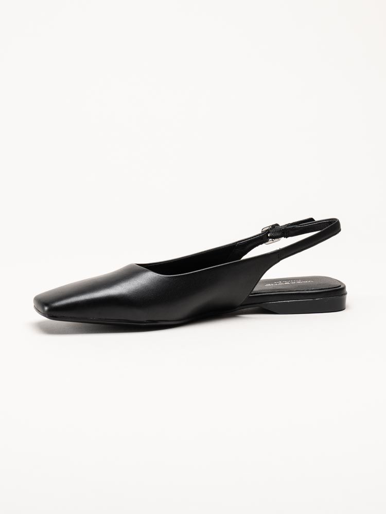 Vagabond - Delia - Svarta slingbacks i skinn